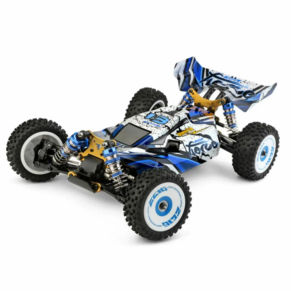 WLToys 124017 V2 blue 1:12 RC racing buggy