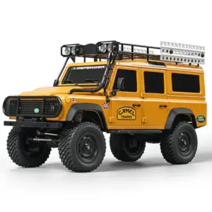 MNRC MN111 RTR 1/18 2.4G 4WD RC Car LED Light Climbing Rock Crawler Off-Road Truck – Yellow