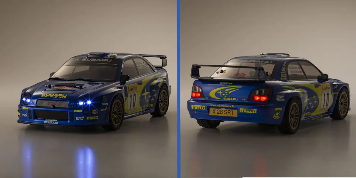 Kyosho rc rally car subrau impreza
