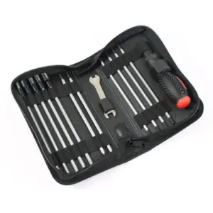 Fastrax 19-in-1 Tool Bag 3xslot, 3x Ph 6xhex, 4xnut 1x 5/8mm Wrench