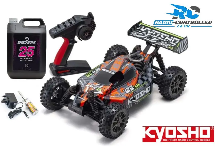 ホビーラジコン Kyosho Inferno Neo 3.0 1/18 4WD Kyosho Inferno Neo 3.0 18 RC Nitro Bundle – T5 Red · Radio Controlled