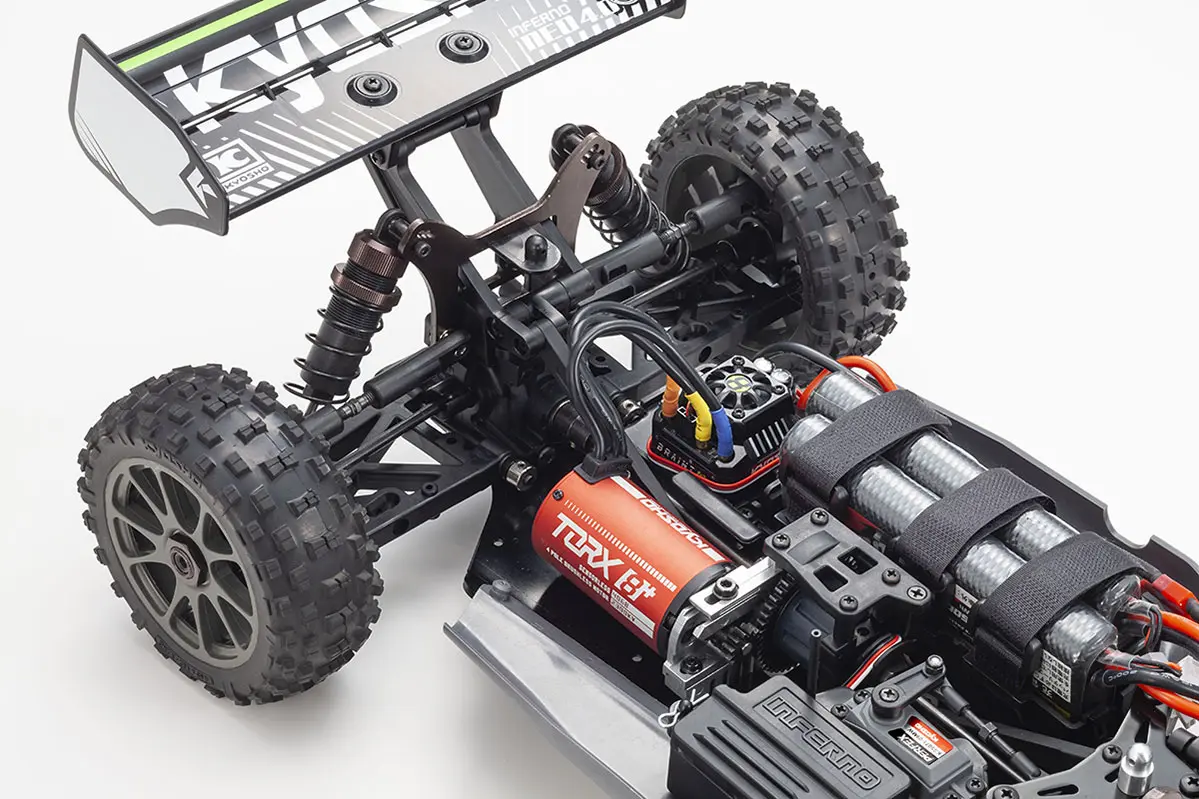 Kyosho Inferno Neo VE 4.0 1:8 RC Brushless EP Readyset - T2 White – RC Nitro Car – view 4