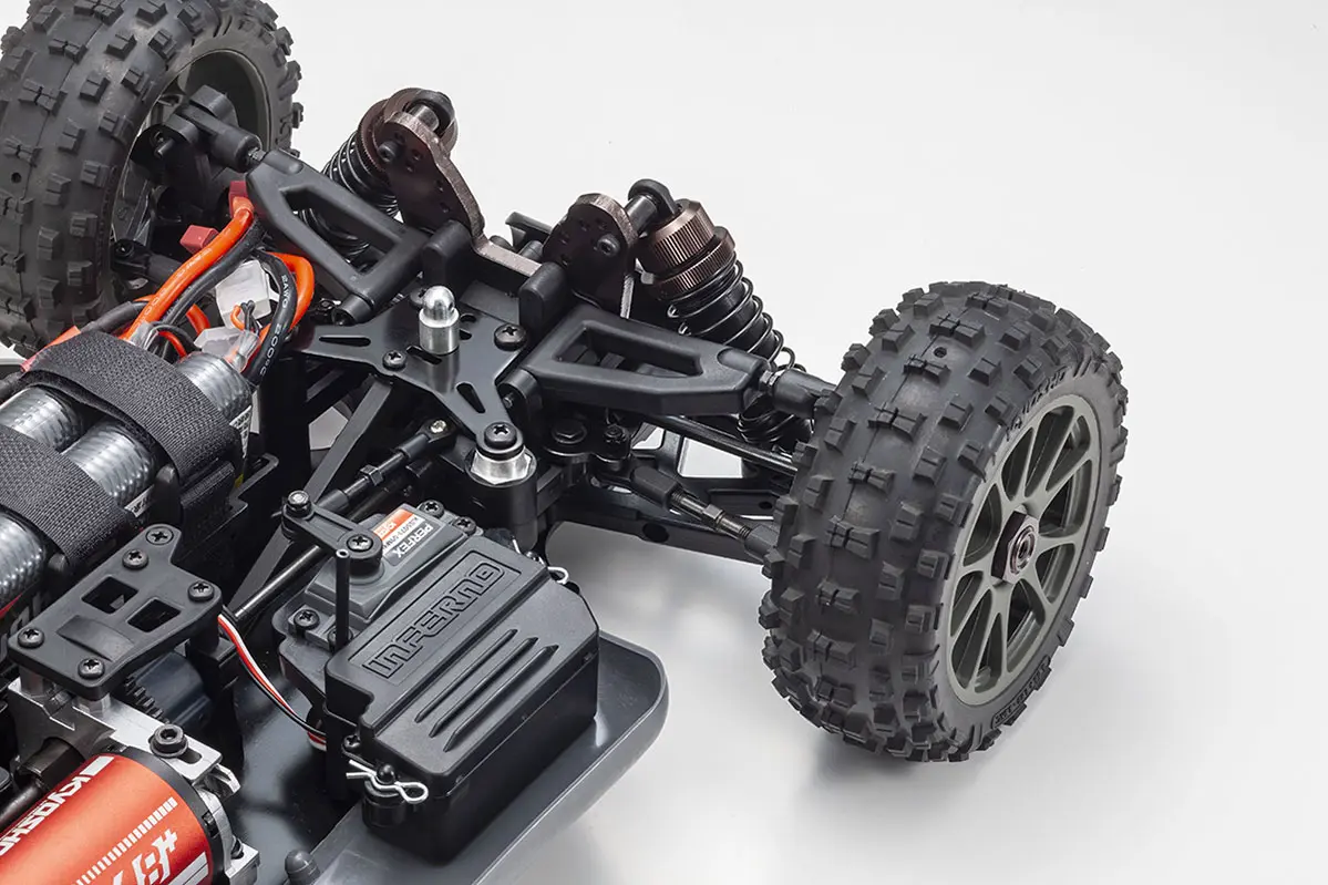 Kyosho Inferno Neo VE 4.0 1:8 RC Brushless EP Readyset - T2 White – RC Nitro Car – view 6