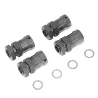 Fastrax 1/8th 15mm Extension Hub Adaptors – To Widen Track (17mm Hex)