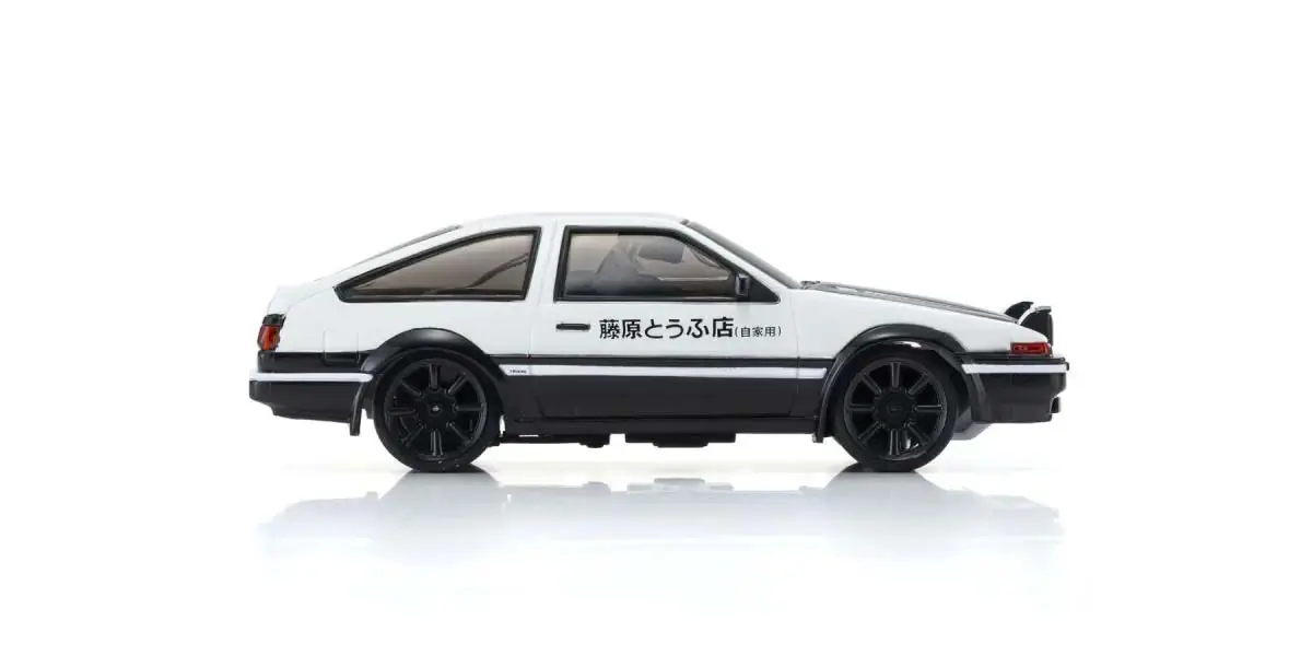 Kyosho First Mini-Z 1:28 Initial-D Sprinter Trueno Ae86 Wh/Bk Carbon – view 4