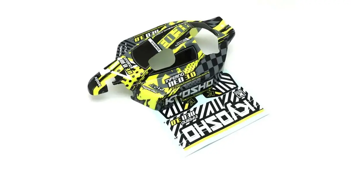 Bodyshell Kyosho 1:8 Inferno NEO 3.0 Type 6 (Yellow)