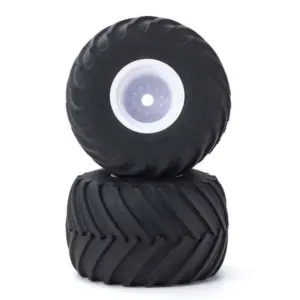 Pre-Glued Tyres Kyosho Usa-1 Monster v-Shape 1:8 Mad Series (2)