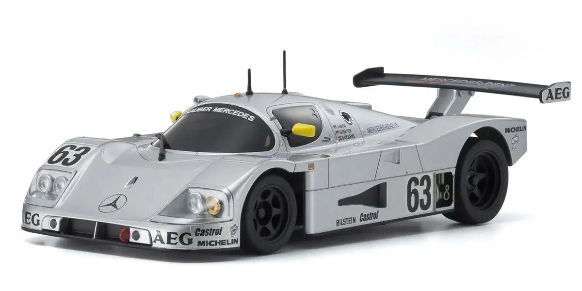 Kyosho Autoscale Mini-Z Sauber Mercedes no.63 Silver Lm 1989 (W-Lm)