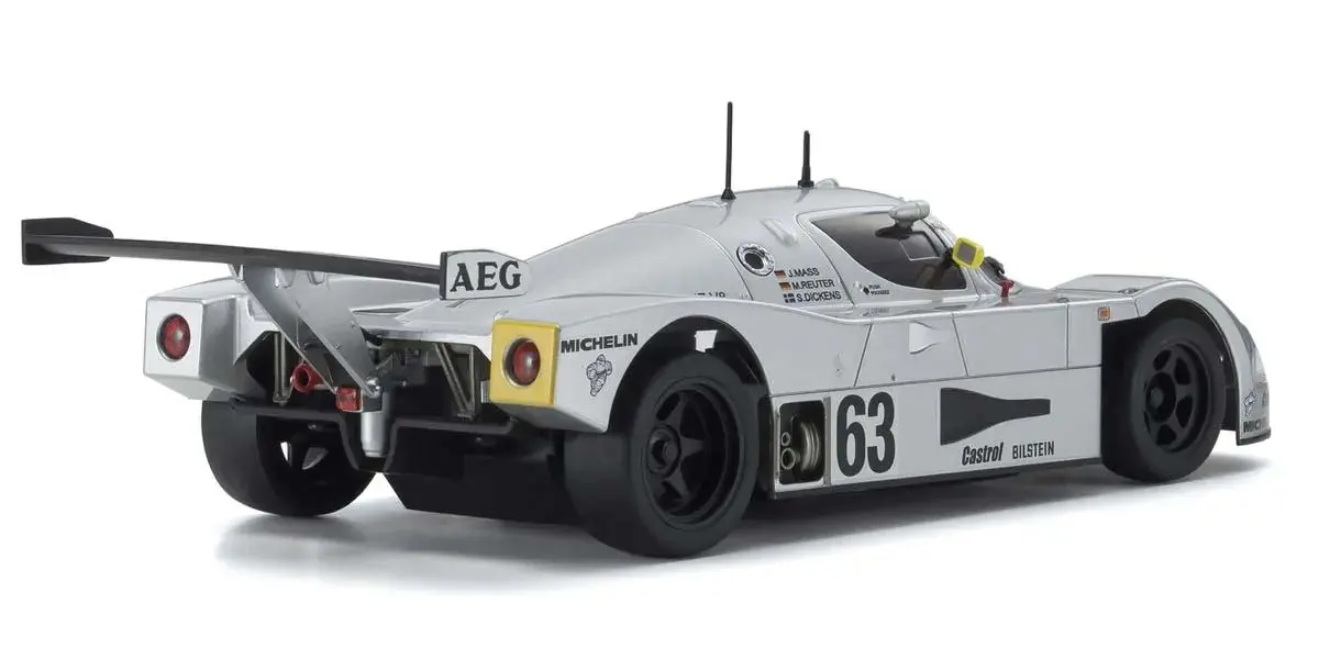 Kyosho Autoscale Mini-Z Sauber Mercedes no.63 Silver Lm 1989 (W-Lm) – view 2