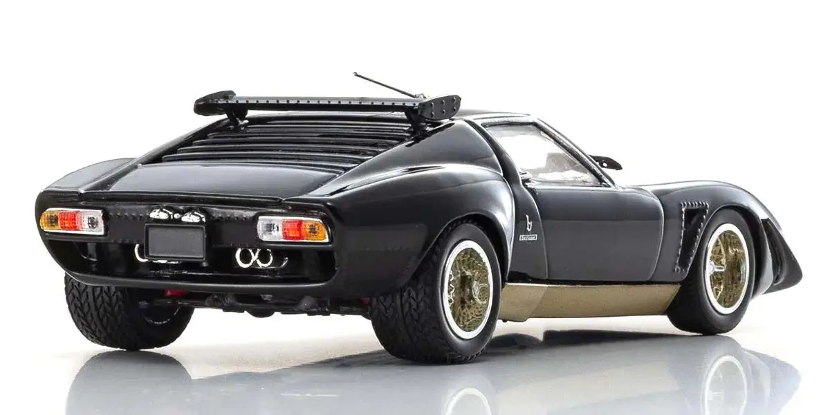 Kyosho 1:43 Lamborghini Miura SVR 1970 Black-Gold – view 8