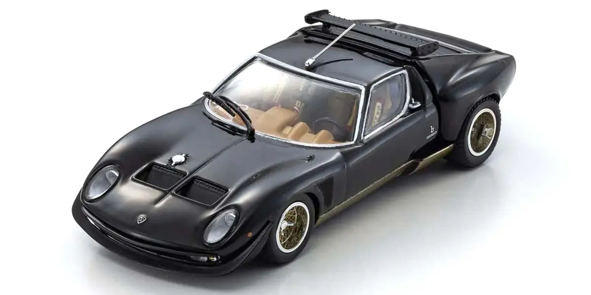Kyosho 1:43 Lamborghini Miura SVR 1970 Black-Gold – view 9
