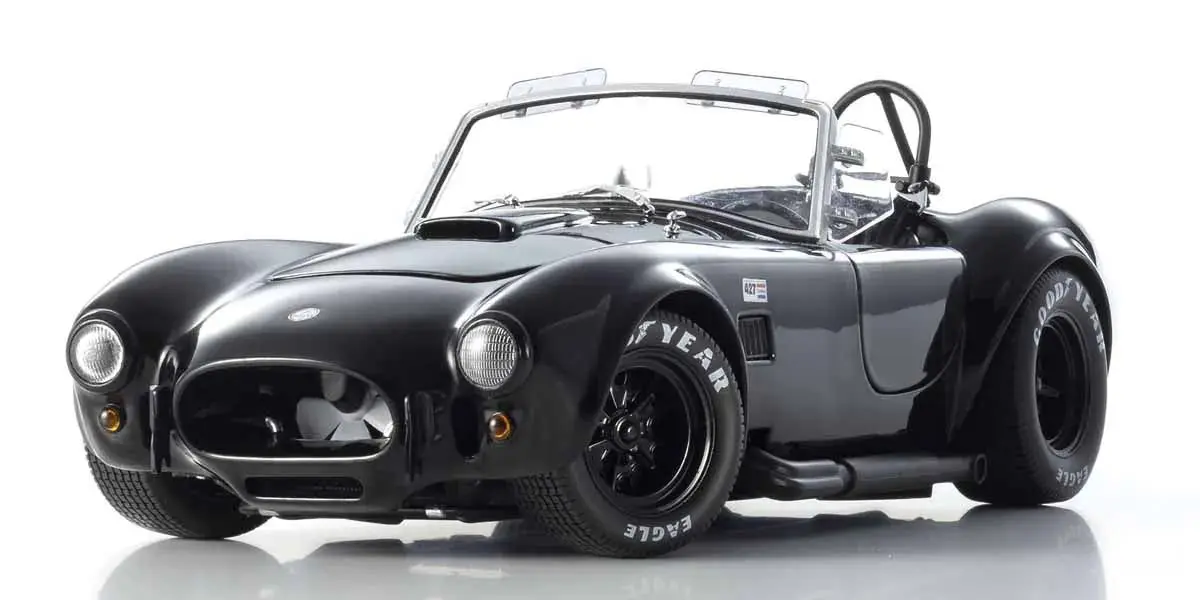 Kyosho 1:18 Shelby Cobra 427 S/C Spider 1962 Black – view 4