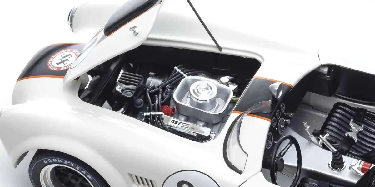 Kyosho 1:18 Shelby Cobra 427 S/C Essex Wire Bridgehampton 1965 nr.91 – view 6