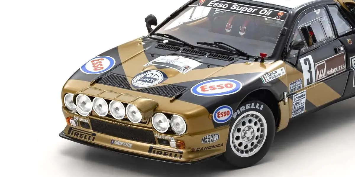 Kyosho 1:18 Lancia Rally 037 F.Tabaton Targa Florio 1985 Esso Nr.3 – view 5