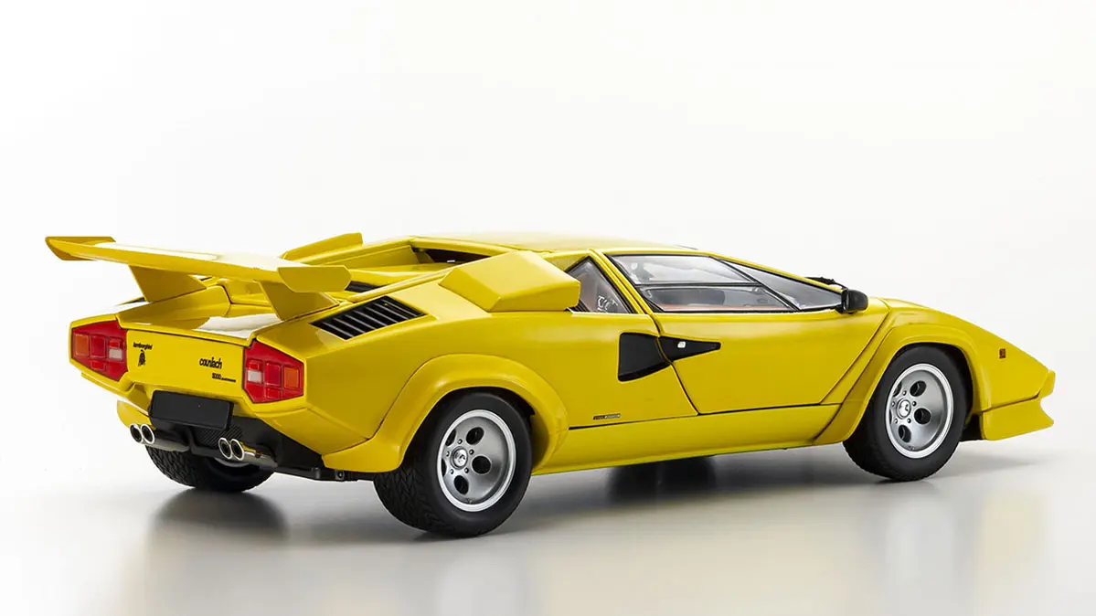 Kyosho 1:18 Lamborghini Countach Lp5000 Quattrovalvole Yellow – view 2