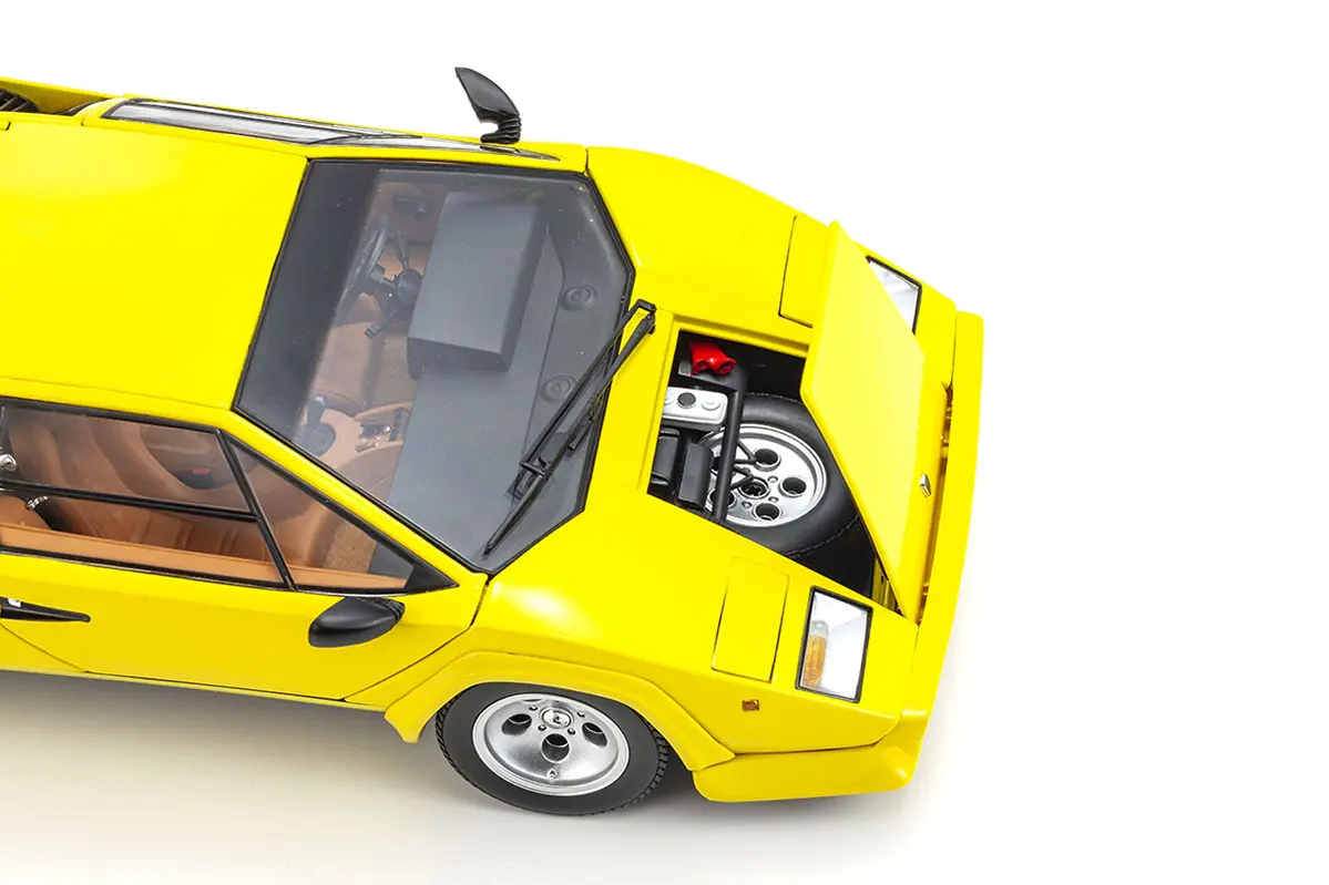 Kyosho 1:18 Lamborghini Countach Lp5000 Quattrovalvole Yellow – view 6