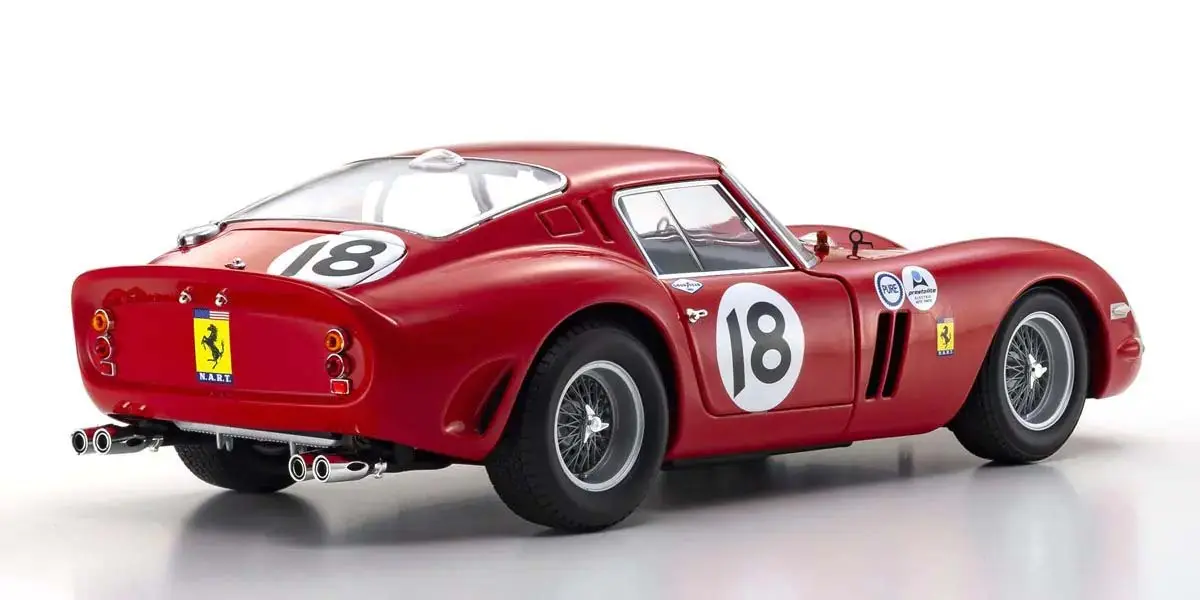 Kyosho 1:18 Ferrari 250 Gto Daytona 3h 1st Oa 1963 nr.18 – view 2