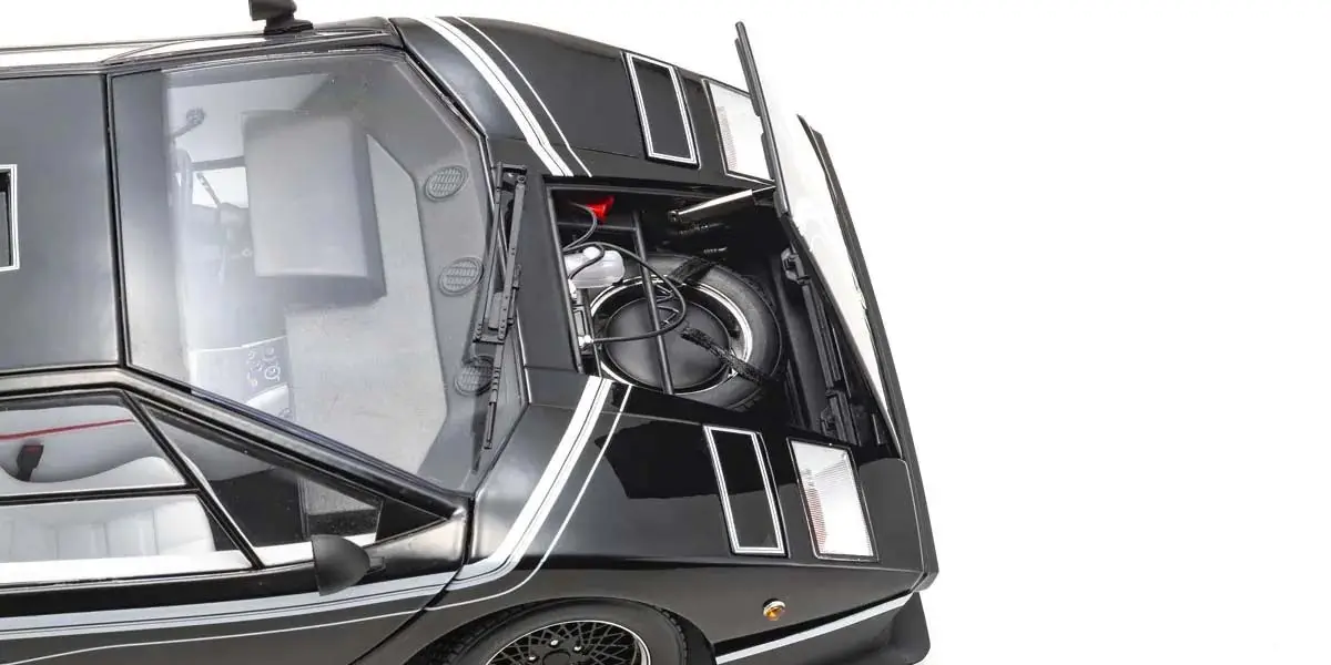 Kyosho 1:12 Lamborghini Countach Lp500r 1982 Black – view 5