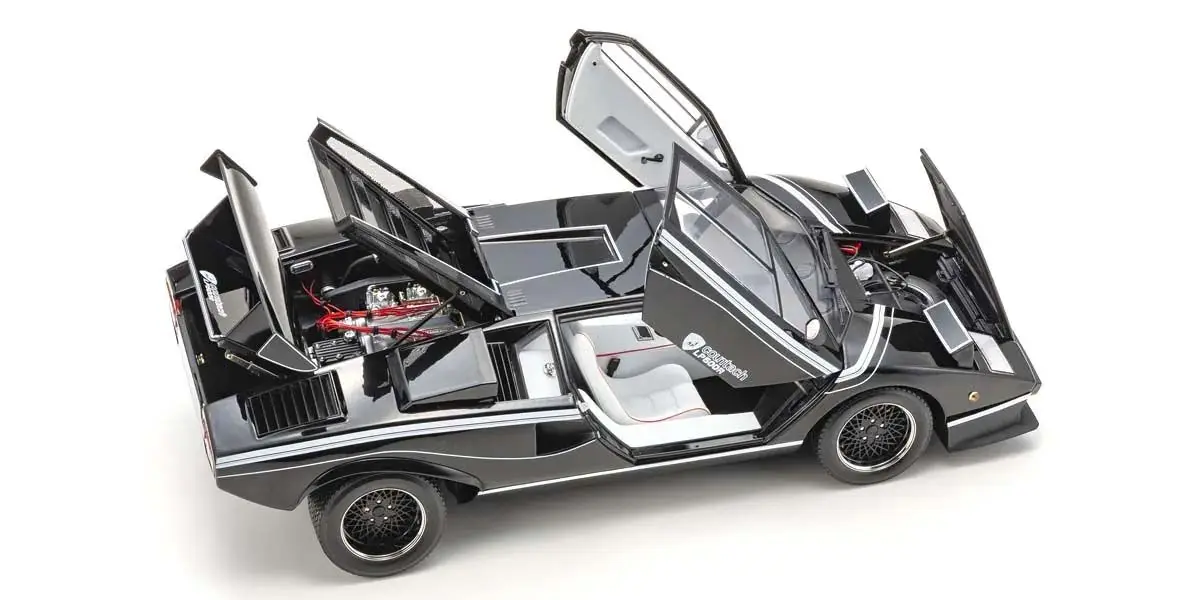 Kyosho 1:12 Lamborghini Countach Lp500r 1982 Black – view 7