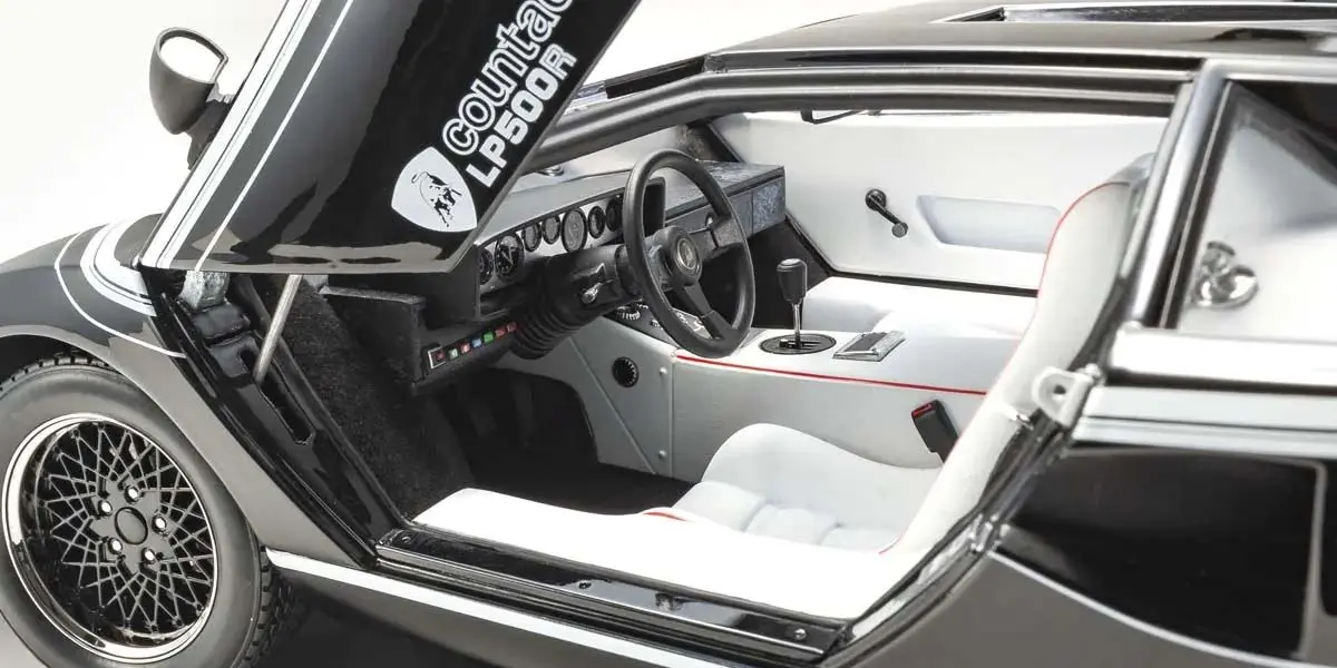Kyosho 1:12 Lamborghini Countach Lp500r 1982 Black – view 9