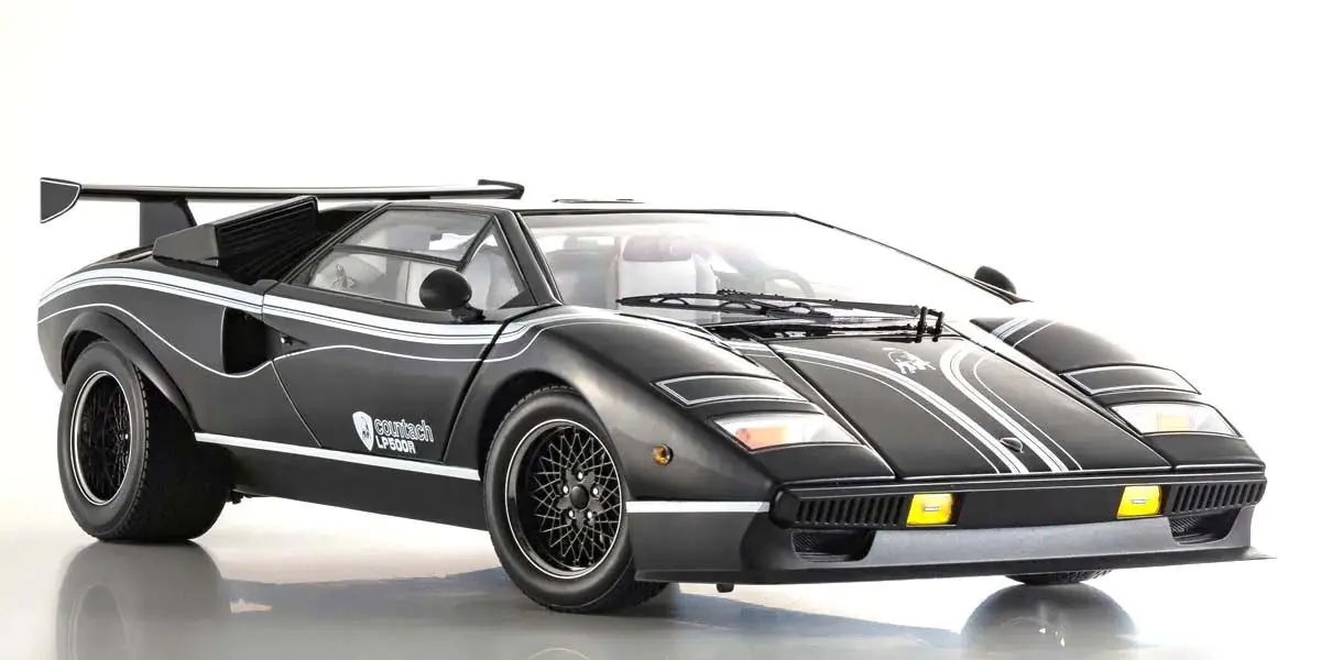 Kyosho 1:12 Lamborghini Countach Lp500r 1982 Black – view 11