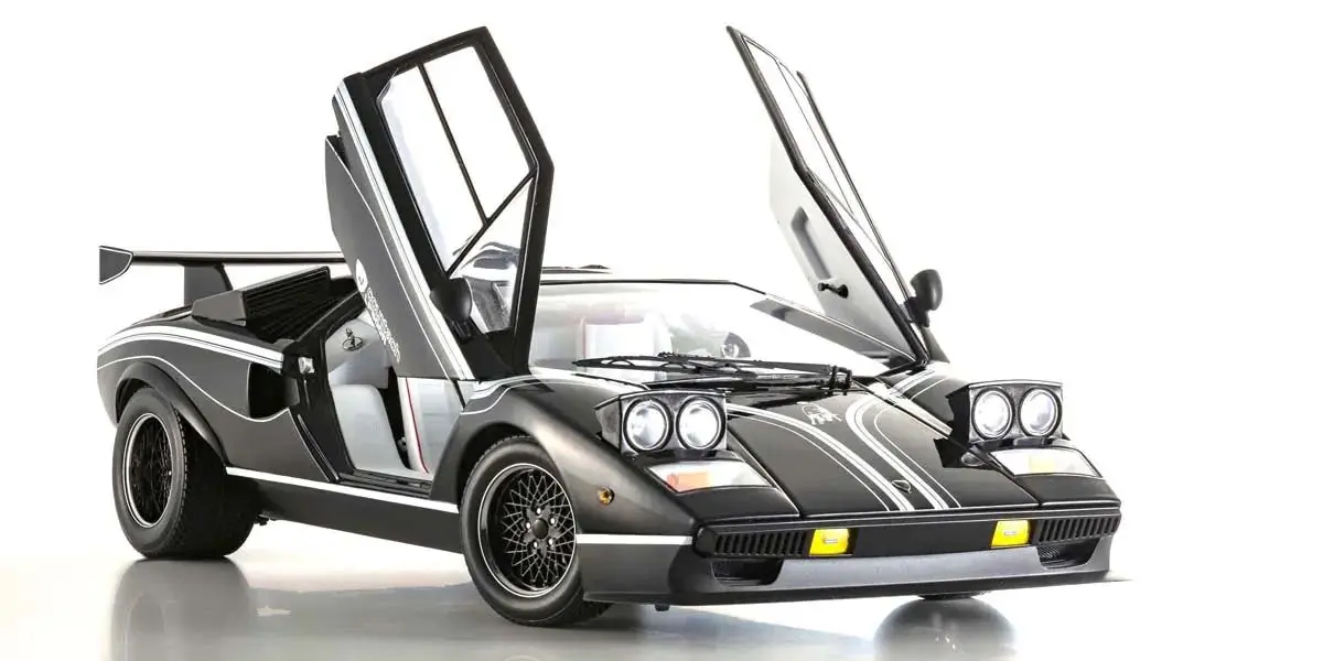 Kyosho 1:12 Lamborghini Countach Lp500r 1982 Black – view 12
