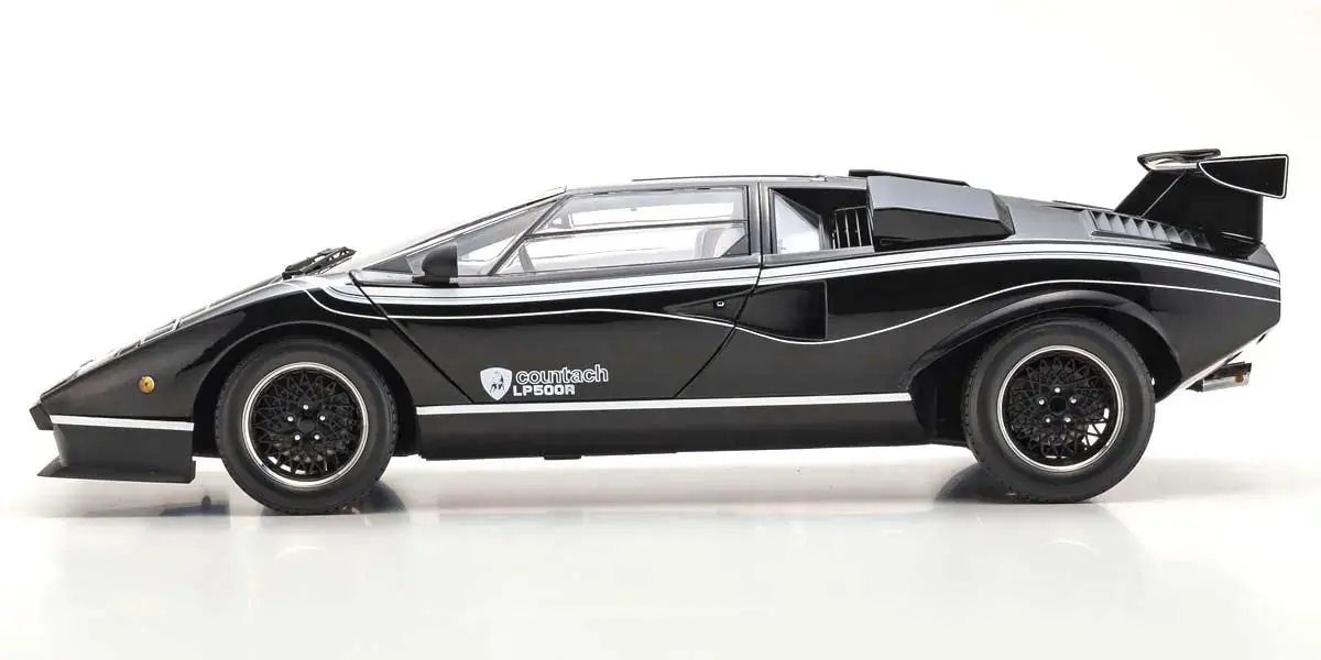 Kyosho 1:12 Lamborghini Countach Lp500r 1982 Black – view 13