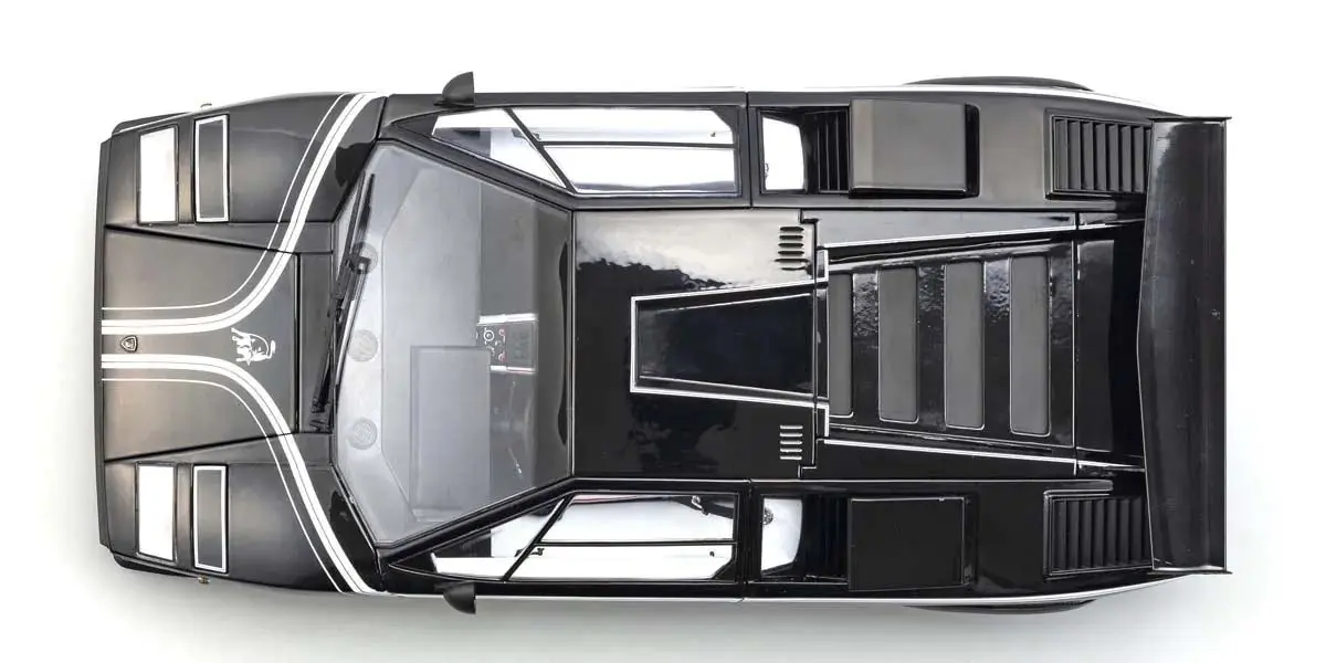 Kyosho 1:12 Lamborghini Countach Lp500r 1982 Black – view 14