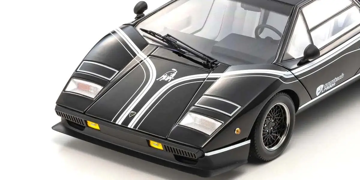 Kyosho 1:12 Lamborghini Countach Lp500r 1982 Black – view 19