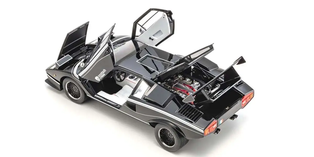 Kyosho 1:12 Lamborghini Countach Lp500r 1982 Black – view 21