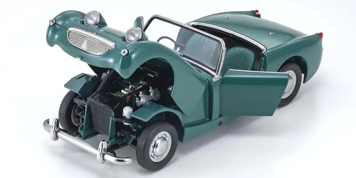 Kyosho 1:18 Austin Healey Sprite 1958 Leaf Green – view 7