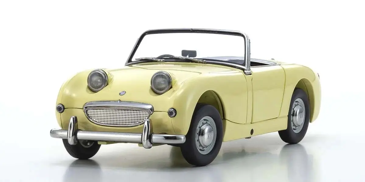 Kyosho 1:18 Austin Healey Sprite 1958 Primrose Yellow – view 3