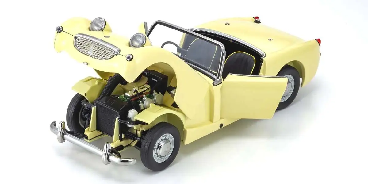 Kyosho 1:18 Austin Healey Sprite 1958 Primrose Yellow – view 6
