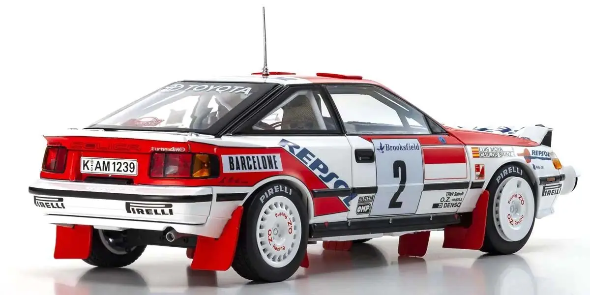 Kyosho 1:18 Toyota Celica Gt-Four c.sainz Winner Monte Carlo1991 Nr2 – view 2