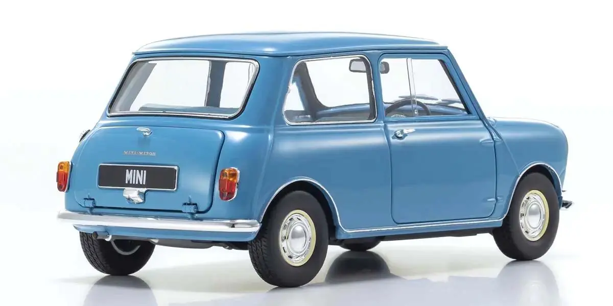 Kyosho 1:18 Morris Mini Minor Clipper Blue – view 2
