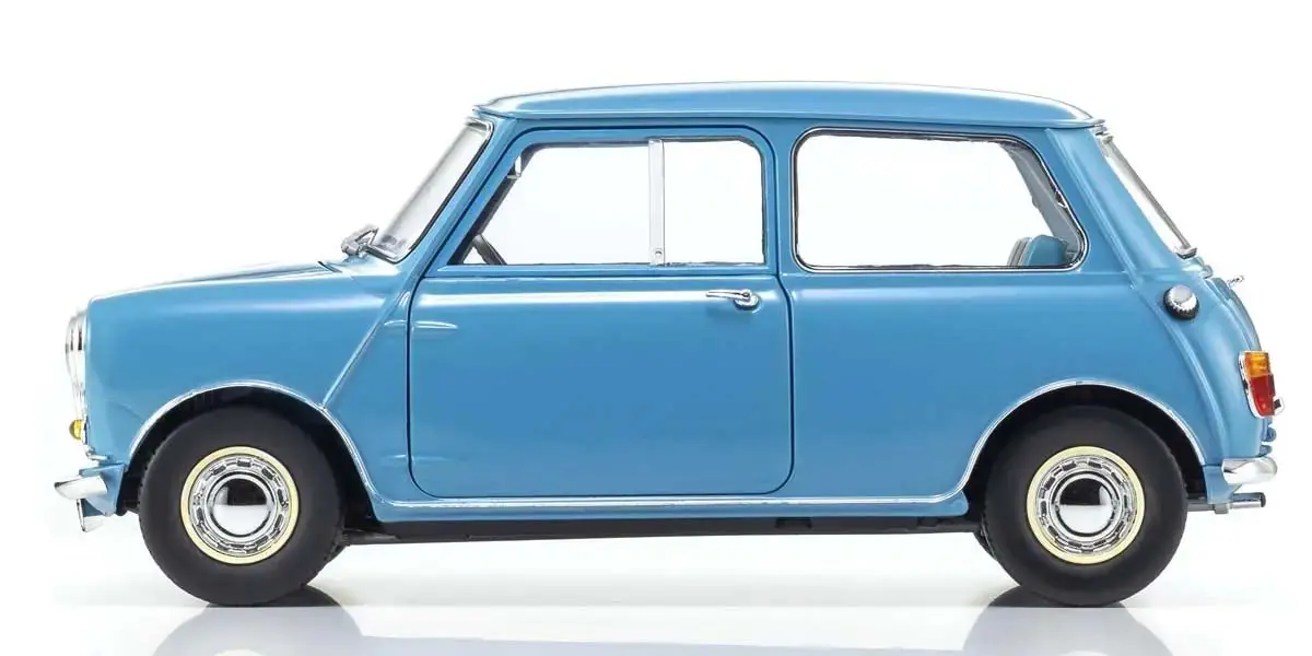 Kyosho 1:18 Morris Mini Minor Clipper Blue – view 3