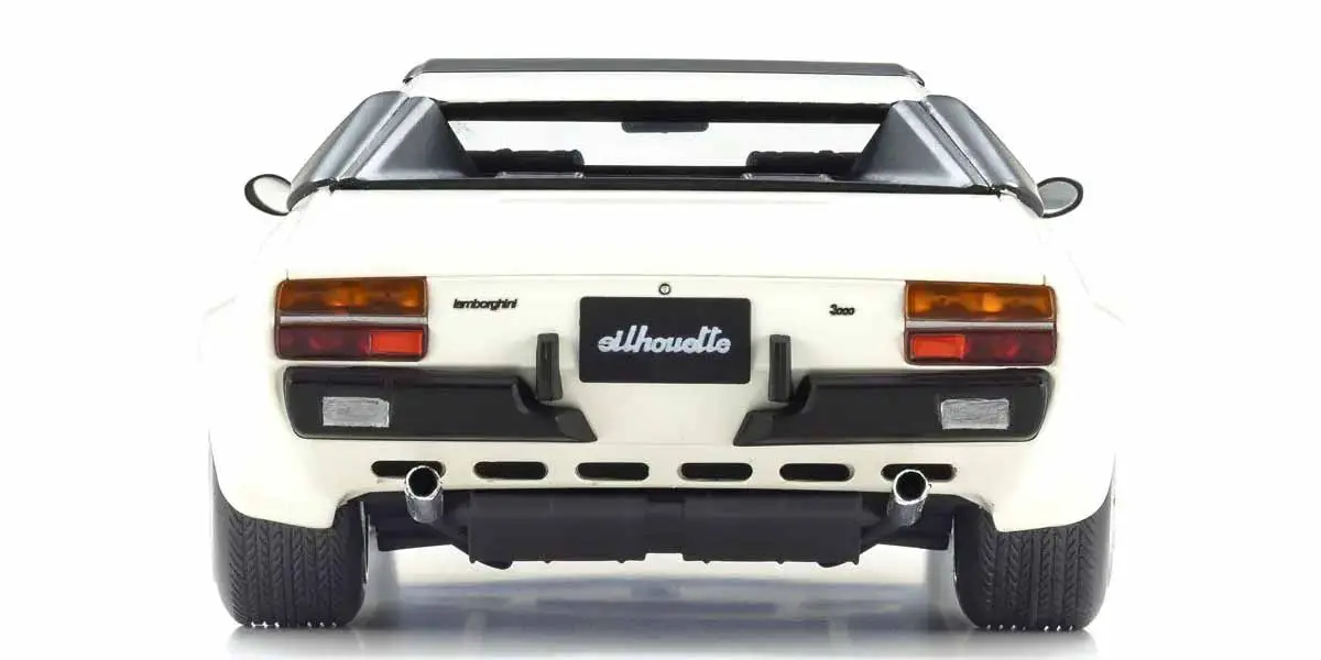 Kyosho 1:18 Resin Samurai Collection Lamborghini Silhouette White – view 6