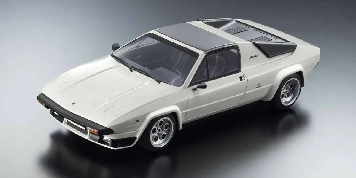 Kyosho 1:18 Resin Samurai Collection Lamborghini Silhouette White – view 7