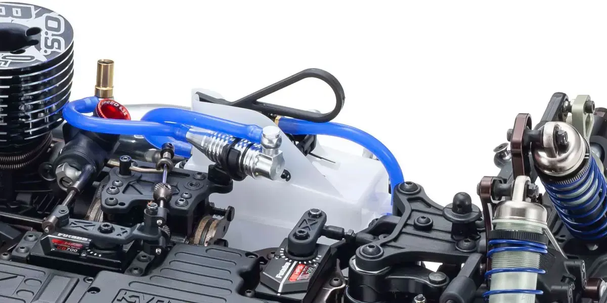 Kyosho Inferno MP11 1:8 4WD RC Nitro Buggy Kit - Bundle wheels, engine & servo package – RC Nitro Car – view 18