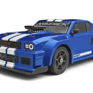 Maverick Rc Quantumr Flux 4s 1/8 4wd Muscle Car – Blue
