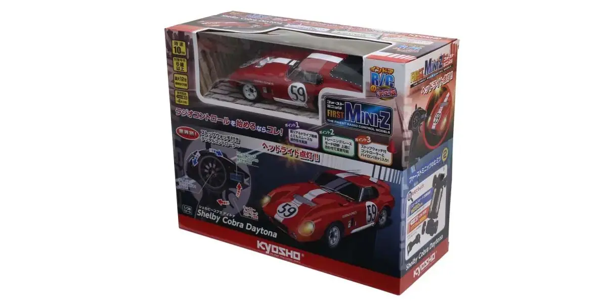 Kyosho First Mini-Z 1:28 Shelby Cobra Daytona No.59 Red – RC Car – view 6