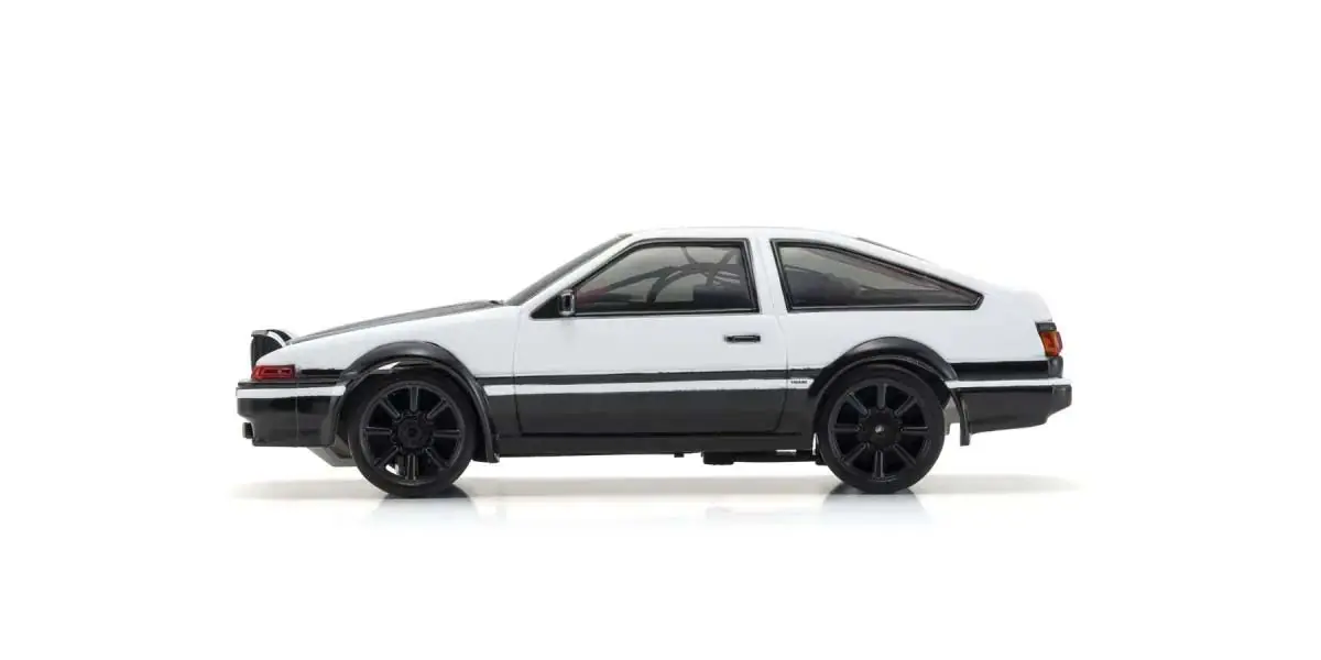 Kyosho First Mini-Z 1:28 Toyota Sprinter Trueno AE86 WH/BK – RC Car – view 4