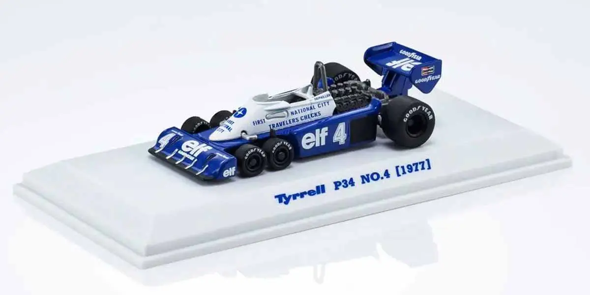 Kyosho 1:64 Die Cast Collection Tyrrell P34 1977 No.4 – view 2
