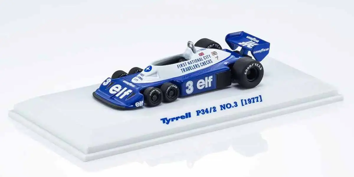 Kyosho 1:64 Die Cast Collection Tyrrell P34/2 1977 No.3 – view 2