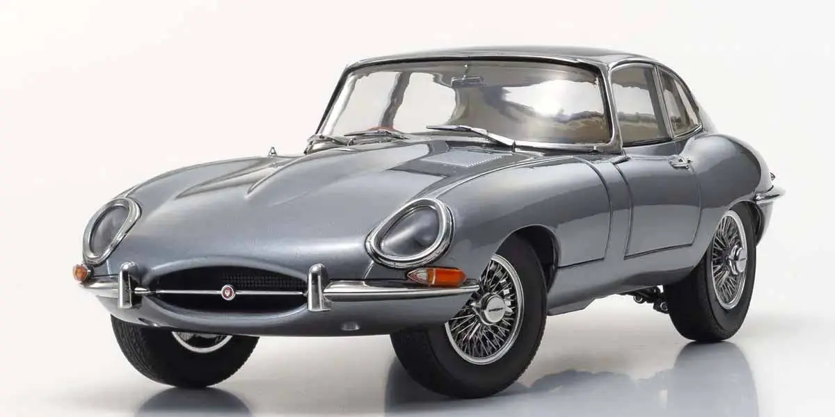 Kyosho 1:18 Jaguar E-Type 3.8L Coupe MK1 1961 Gun Metal – view 3