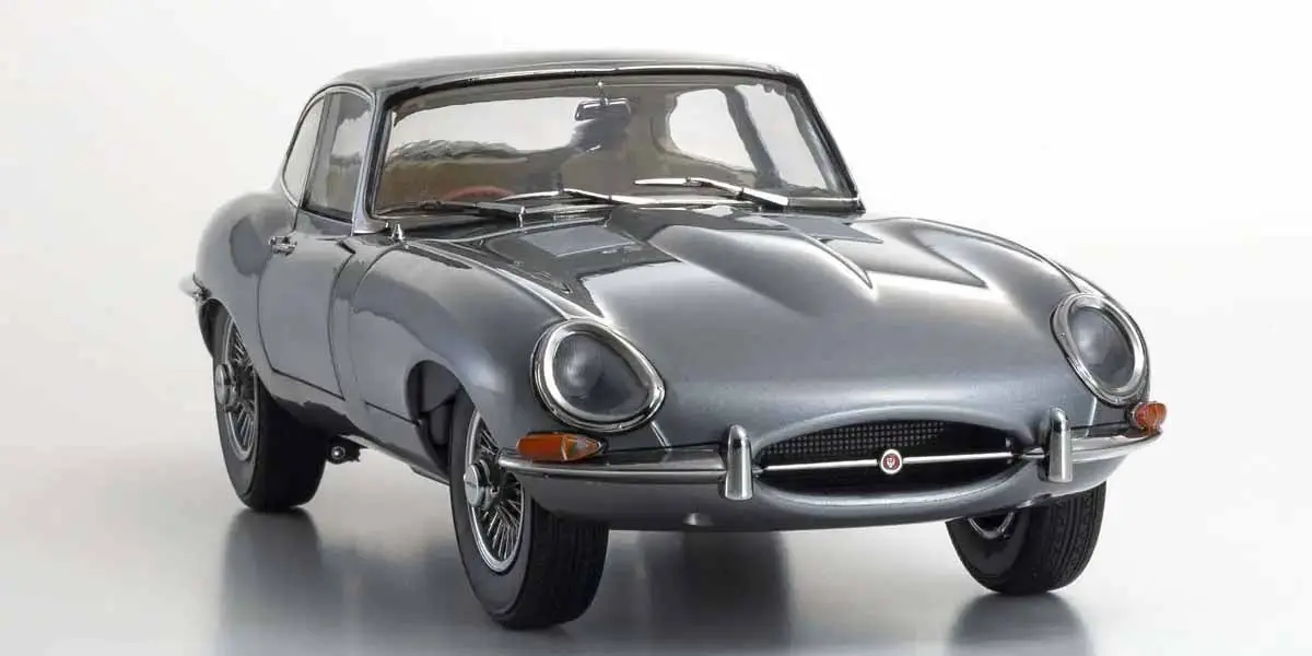 Kyosho 1:18 Jaguar E-Type 3.8L Coupe MK1 1961 Gun Metal – view 4