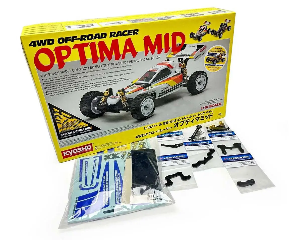 Kyosho Optima Mid 4WD 1:10 Kit *Legendary Series* – view 2