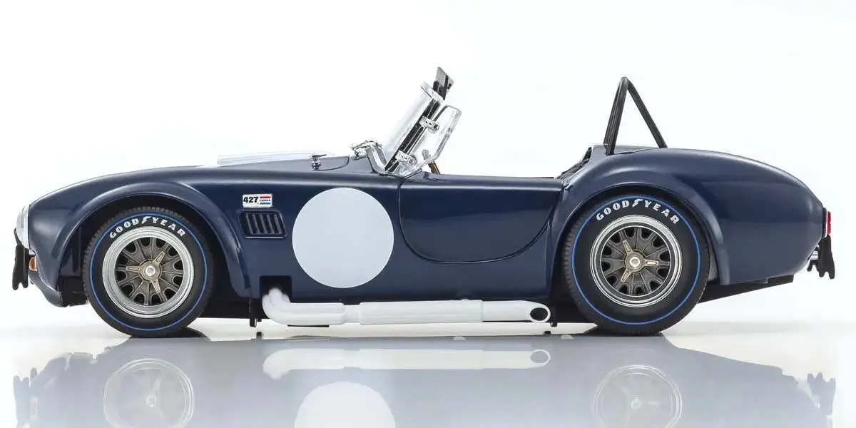 Kyosho 1:18 Shelby Cobra 427 S/C Spider 1962 Dark Blue-White – view 4