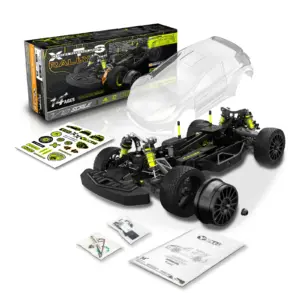 Rlaarlo XTS F10 Carbon 1:10 Scale Rally Car Rolling Chassis – (Clear Shell)