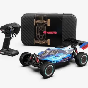 Rlaarlo AM-X12 High Performance RC Car – Carbon version with carry case (Blue)